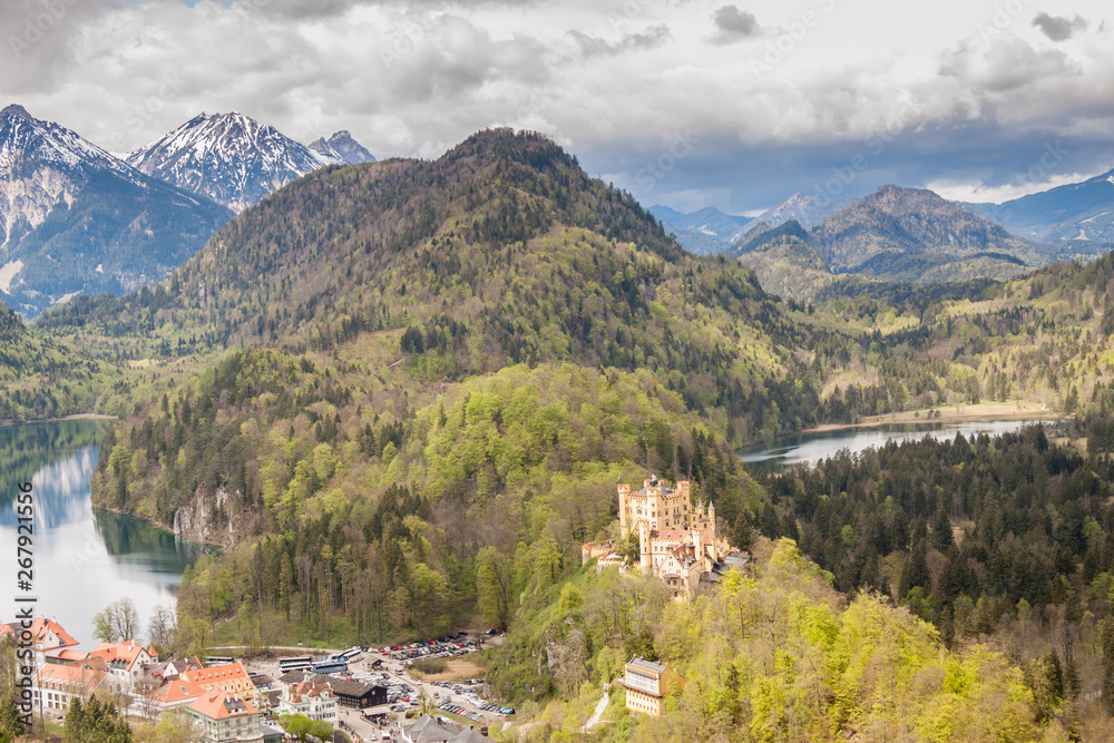 Fototapeta premium Hohenschwangau Castle in Schwangau