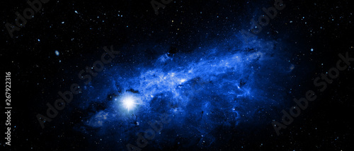 Fototapeta Naklejka Na Ścianę i Meble -  Space nebula. Illustration, for use with projects on science, research, and education. Elements of this image furnished by NASA.