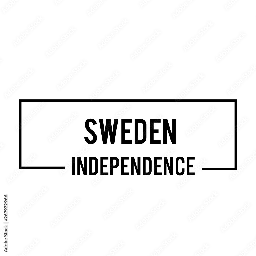 Happy Sweden independence Day Vector Template Design Illustration Happy Sweden independence Day Vector Template Design Illustration