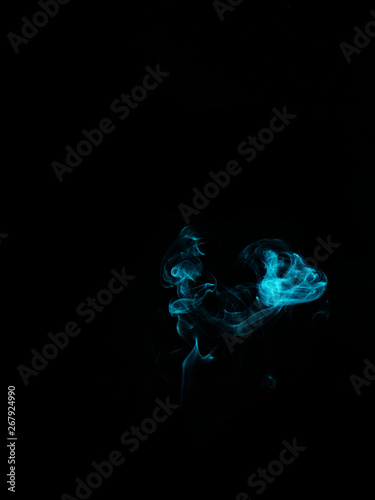smoke on black background smoke movement