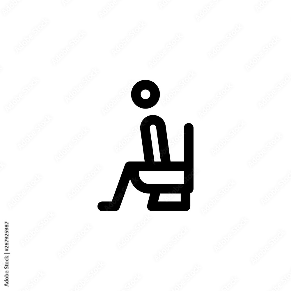 toilet, restroom icon vector illustration
