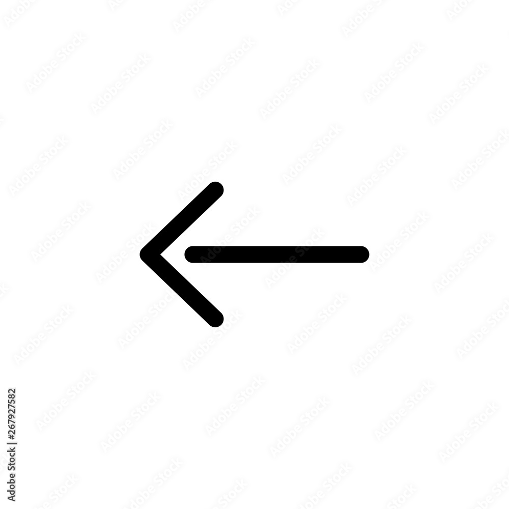 arrow back backward icon vector illustration arrow back backward icon vector illustration