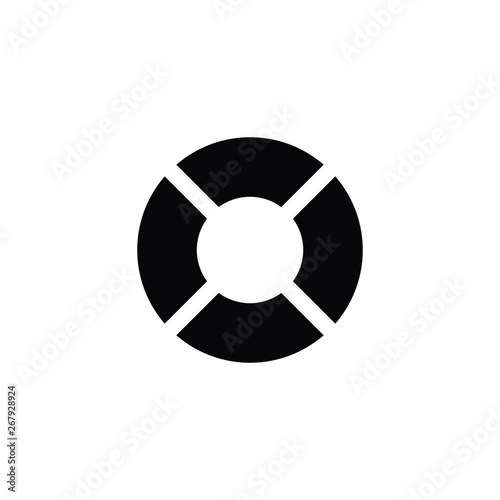 life bouy icon vector illustration