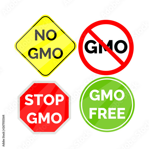 Vector design of gmo and logo logo. Collection of gmo and label vector icon for stock.