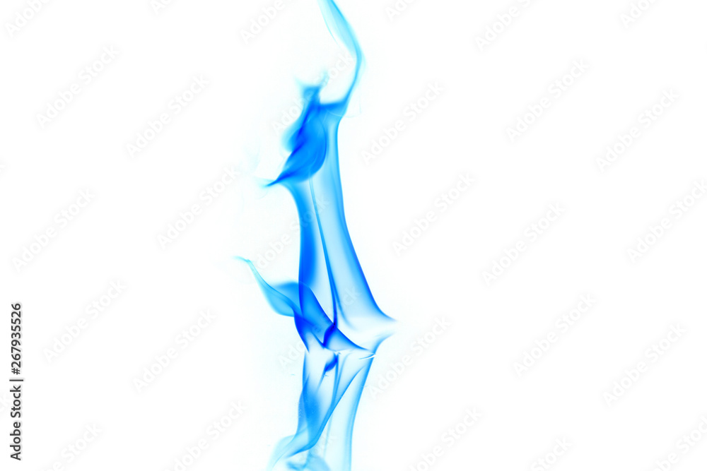 Fototapeta premium Fire flames on a black