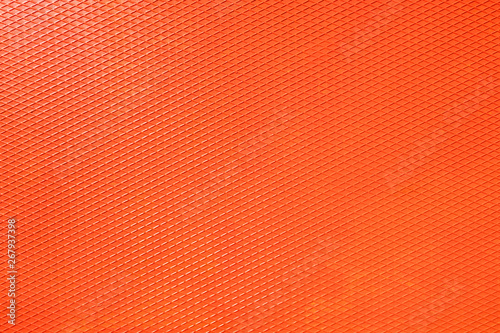 an orange diamond metal plate
