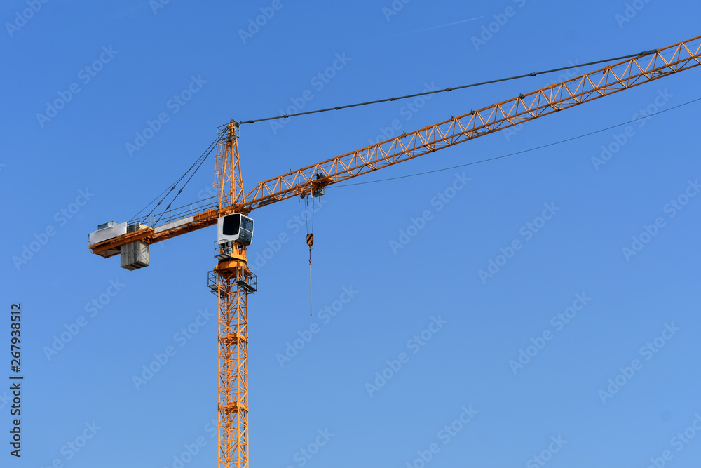 construction crane against the sky fragment construction crane against the sky fragment