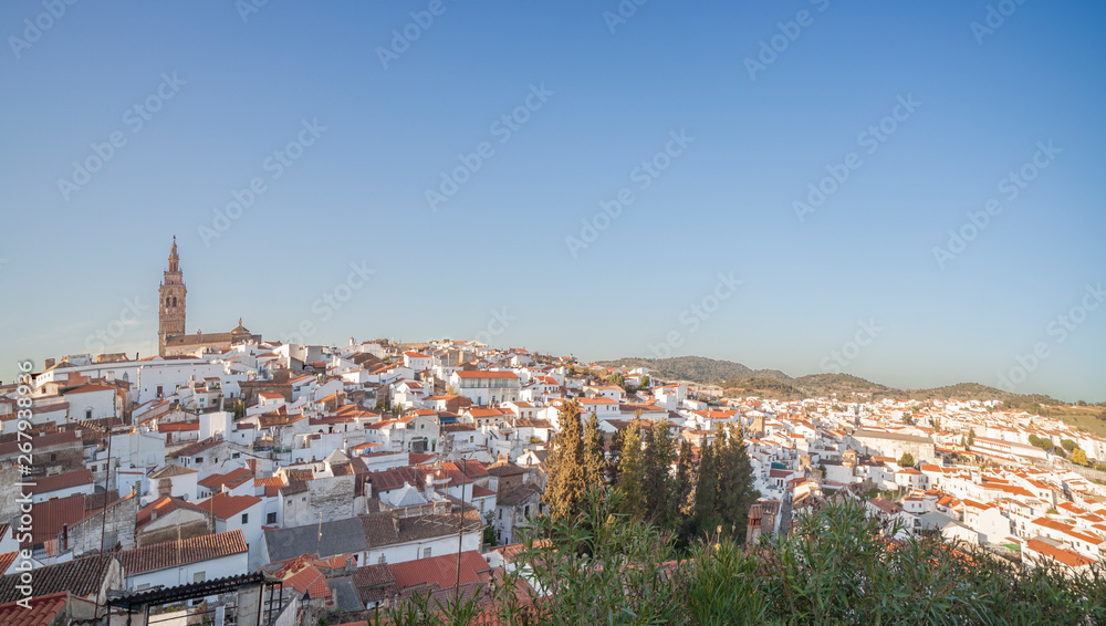 Naklejka premium Jerez de los Caballeros townscape, Extremadura, Spain