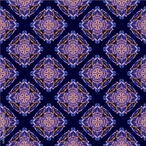 Seamless pattern in islamic traditional style background vector. Stylish fabric print with ethnic ornate design.