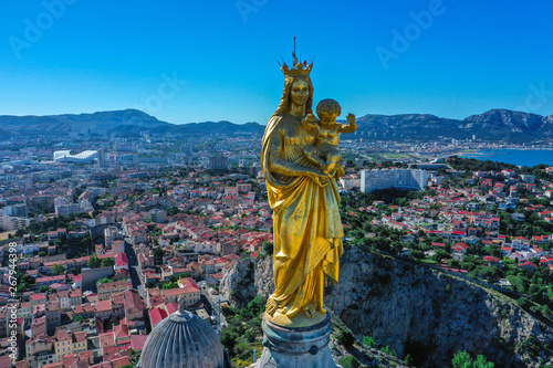Tableau sur toile statut notre dame de la garde