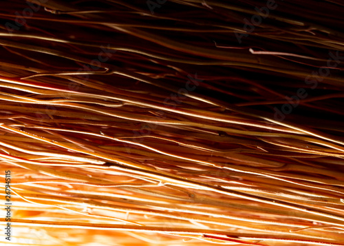 Broom as an abstract background