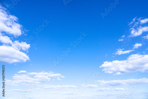 typical beautiful blue sky clouds background