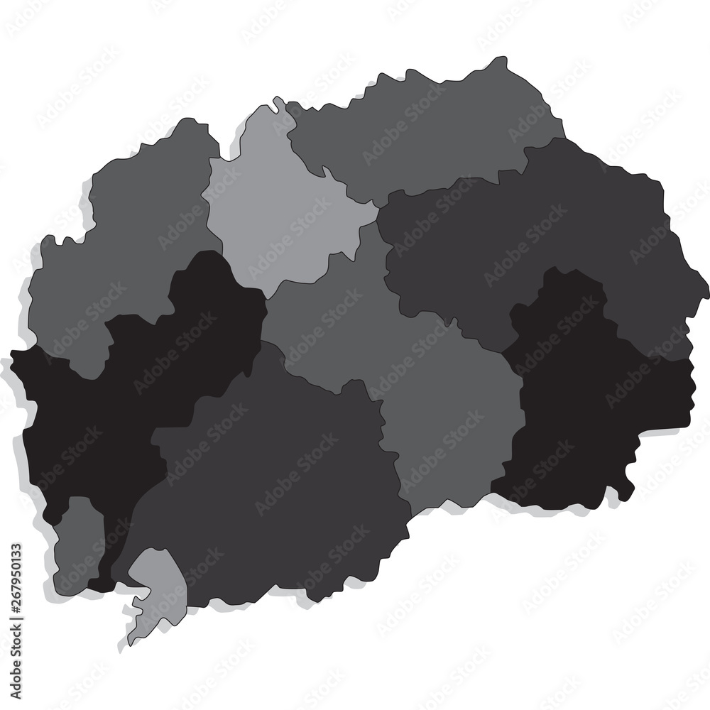 Fototapeta premium mappa macedonia