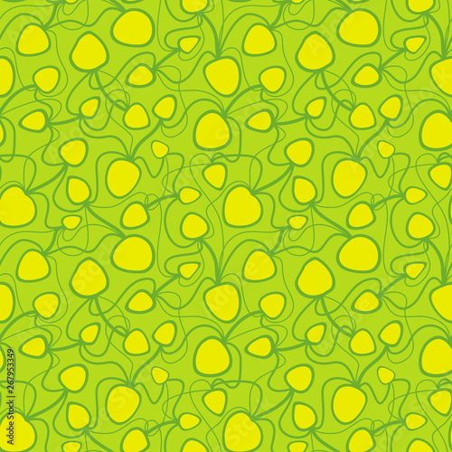 Abstract vector colorful seamless pattern. Retro hand drawn abstract organic pattern for textile, wrapping paper, prints, fabric, wallpaper, web etc.