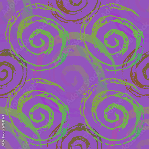 Seamless pattern with textured triangles