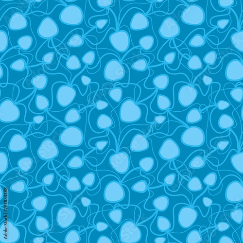 Abstract vector colorful seamless pattern. Retro hand drawn abstract organic pattern for textile, wrapping paper, prints, fabric, wallpaper, web etc.