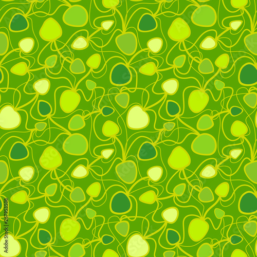 Abstract vector colorful seamless pattern. Retro hand drawn abstract organic pattern for textile, wrapping paper, prints, fabric, wallpaper, web etc.