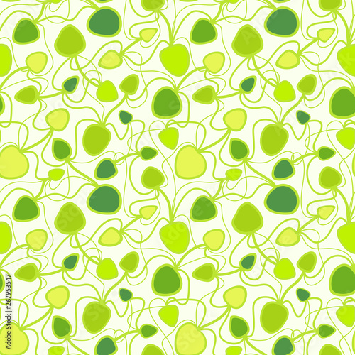 Abstract vector colorful seamless pattern. Retro hand drawn abstract organic pattern for textile, wrapping paper, prints, fabric, wallpaper, web etc.