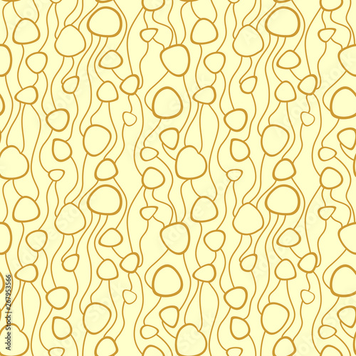 Abstract vector colorful seamless pattern. Retro hand drawn abstract organic pattern for textile, wrapping paper, prints, fabric, wallpaper, web etc.