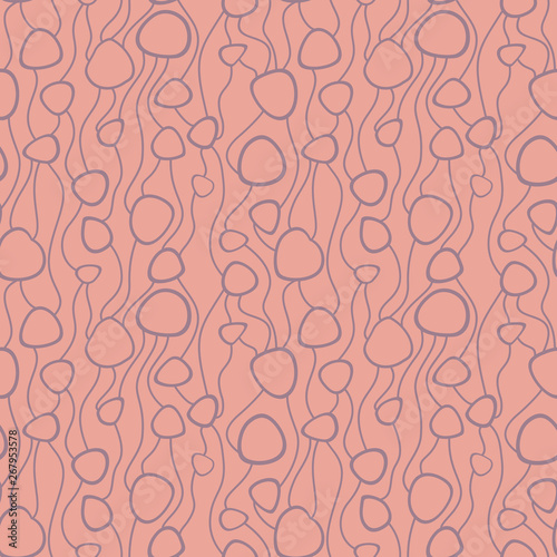Abstract vector colorful seamless pattern. Retro hand drawn abstract organic pattern for textile, wrapping paper, prints, fabric, wallpaper, web etc.