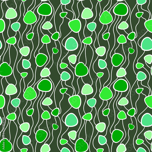 Abstract vector colorful seamless pattern. Retro hand drawn abstract organic pattern for textile, wrapping paper, prints, fabric, wallpaper, web etc.