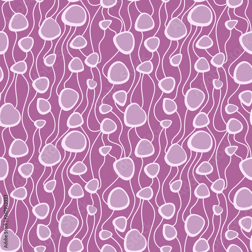 Abstract vector colorful seamless pattern. Retro hand drawn abstract organic pattern for textile, wrapping paper, prints, fabric, wallpaper, web etc.