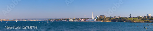 Sevastopol bay. Extra wide panorama
