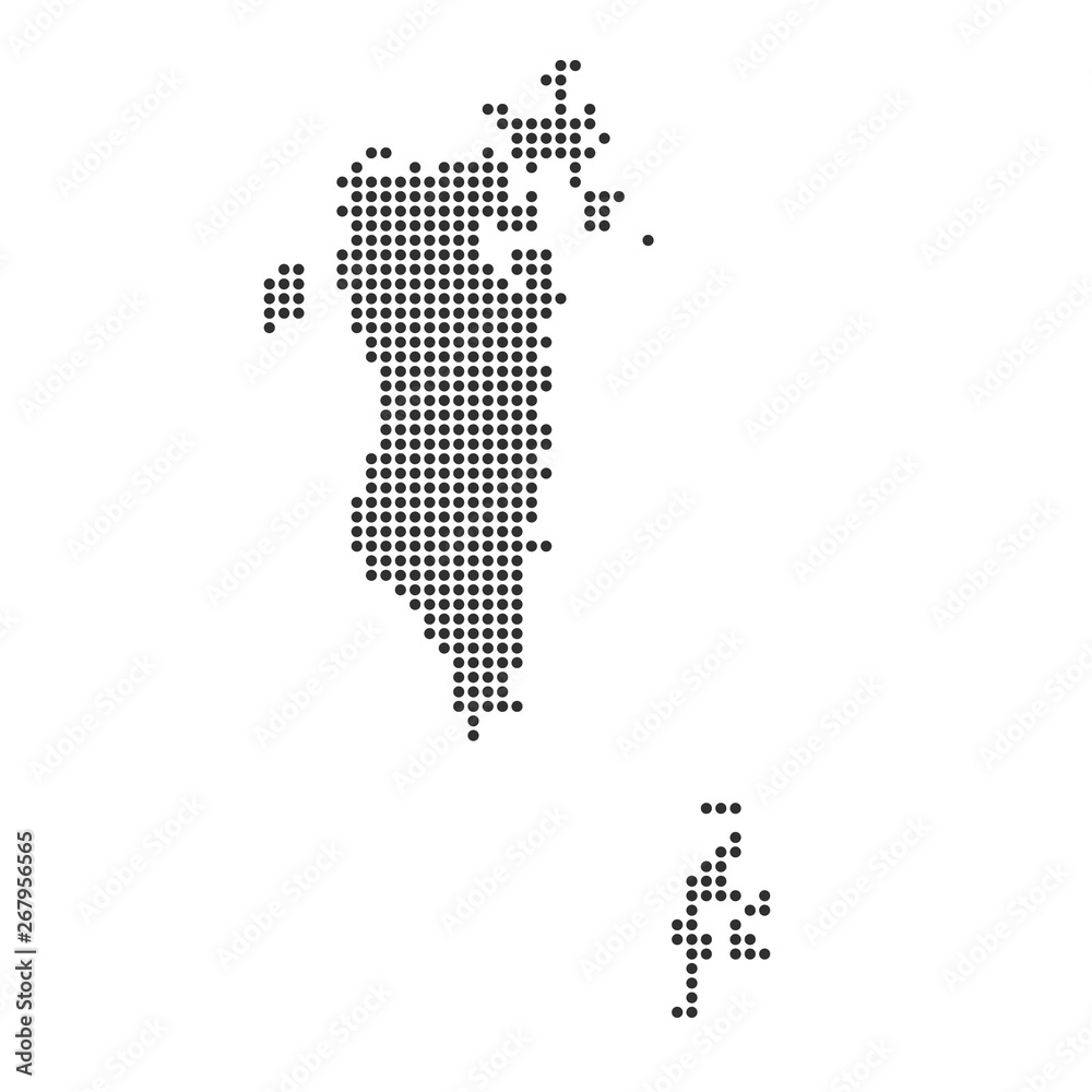 Fototapeta premium Map with dot