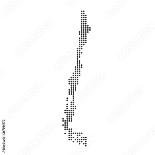 Map with dot