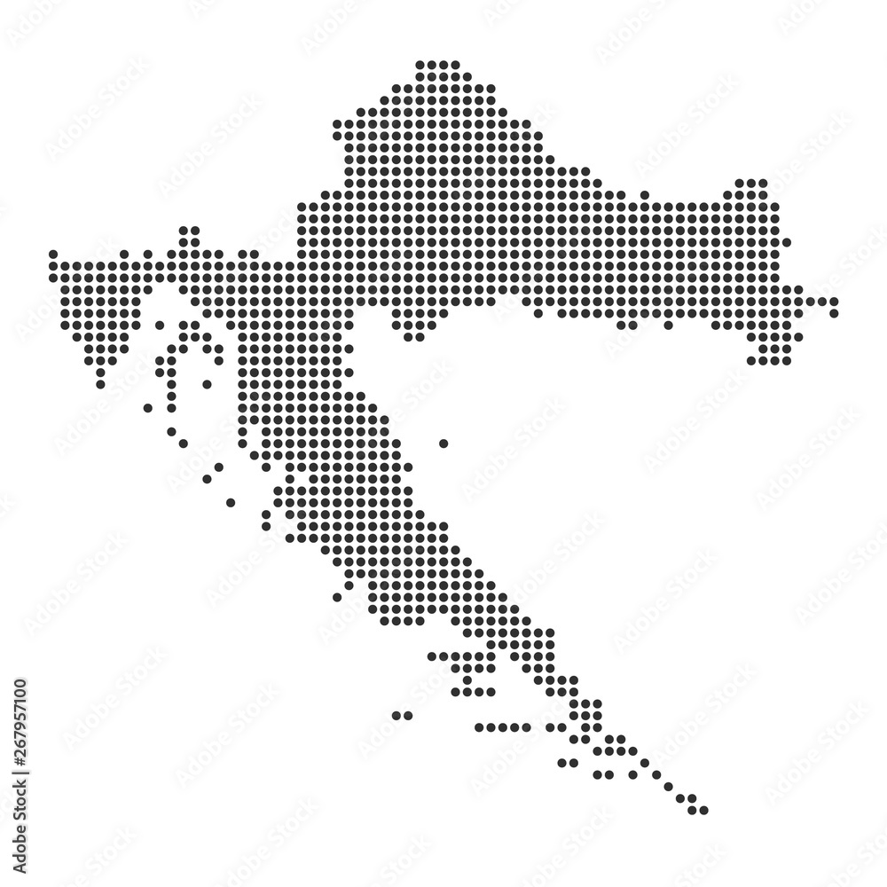 Fototapeta premium Map with dot