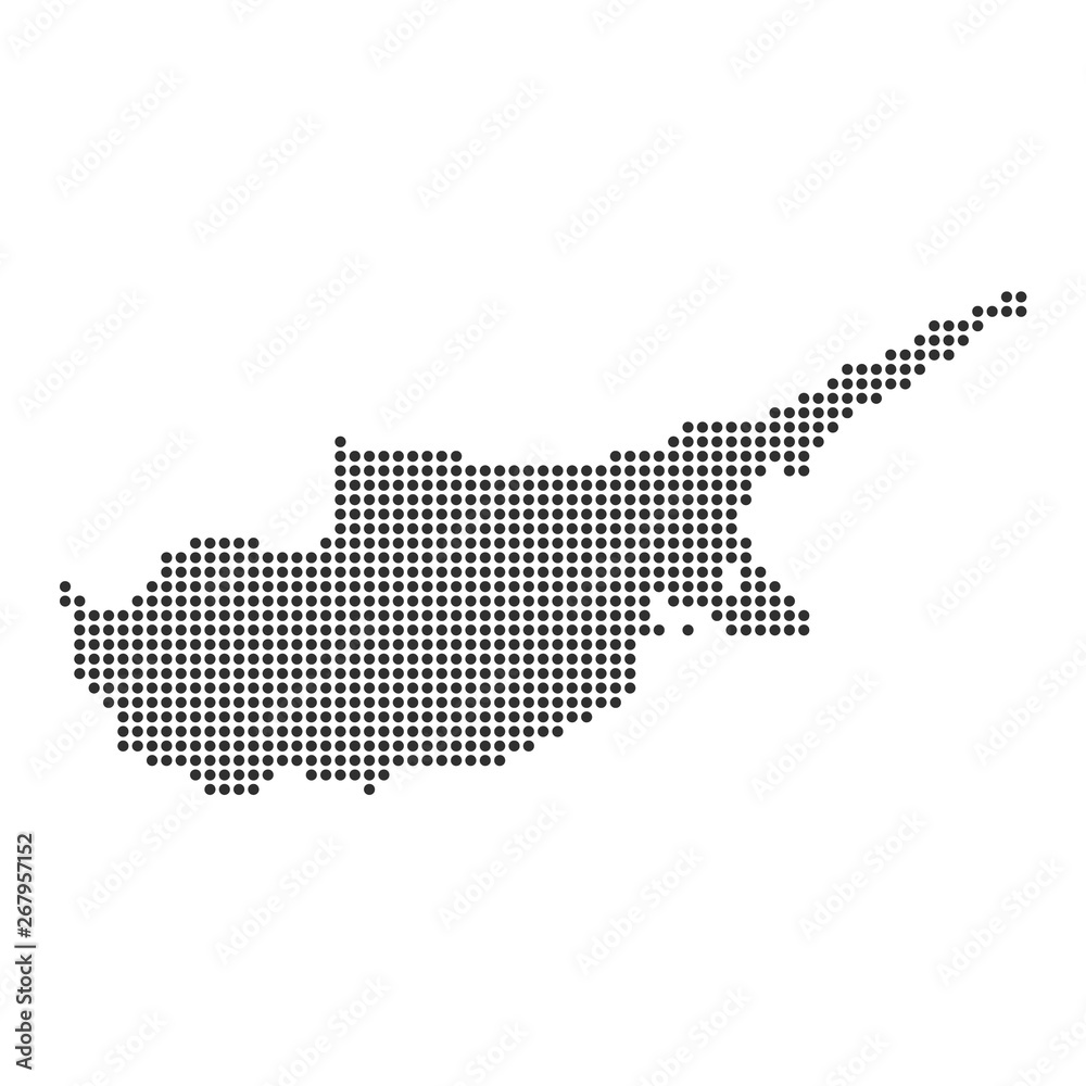 Obraz premium Map with dot