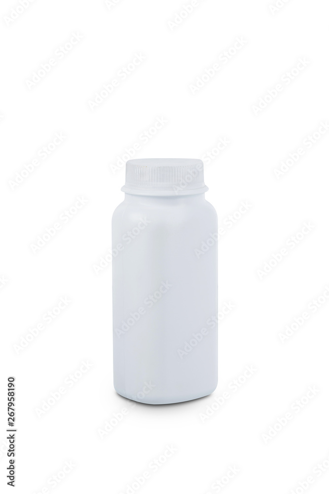 Baby talcum powder container isolated on white background Baby talcum powder container isolated on white background