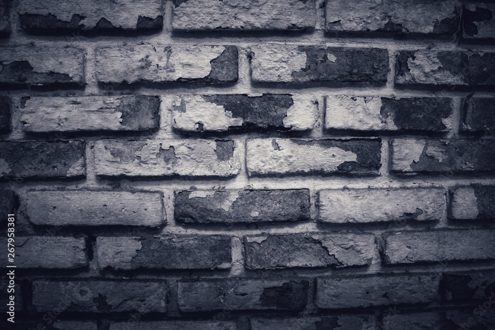 Fototapeta premium The walls are made of brick, blurred images