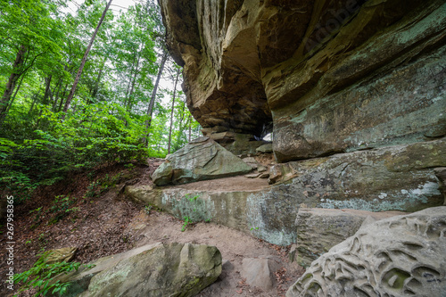 Canvas Print Whistling Arch in Red River Gorge