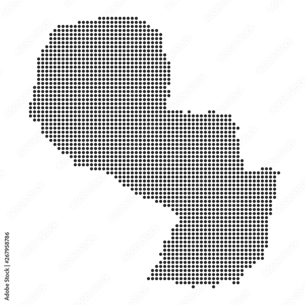 Obraz premium Map with dot