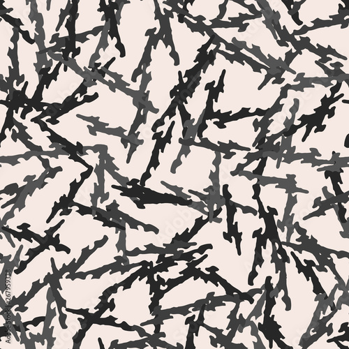 Urban UFO camouflage of various shades of gray and nude colors
