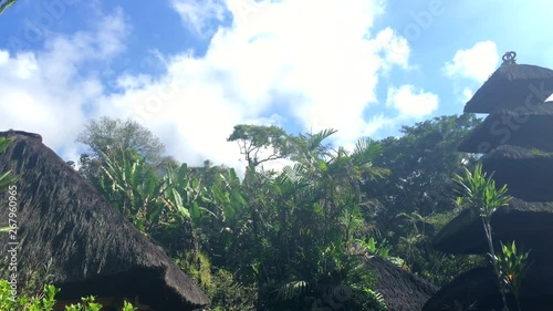 Pura Luhur Batukaru Temple on Bali, Indonesia, 4k footage video photo