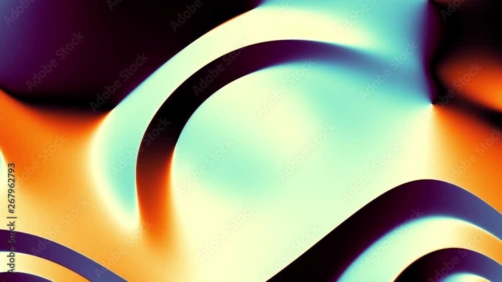 Abstract geometric futuristic background. Looping footage.