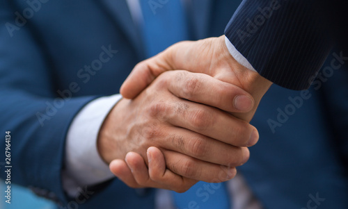 Two business people shaking hands, businessman, hand © Rustam Kholov