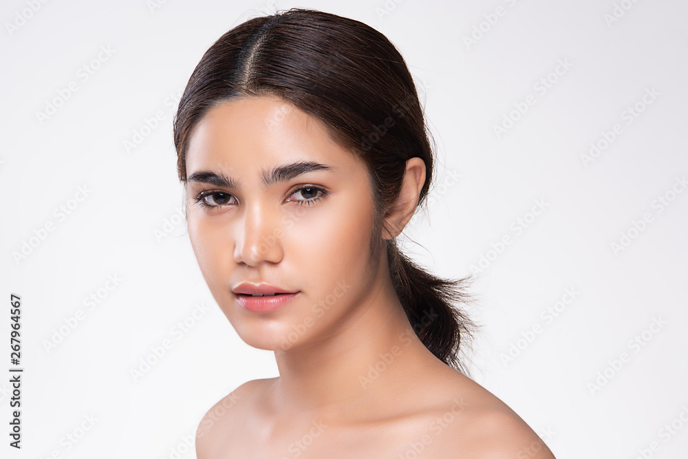 Beautiful Young asian Woman with Clean Fresh Skin Beautiful Young asian Woman with Clean Fresh Skin