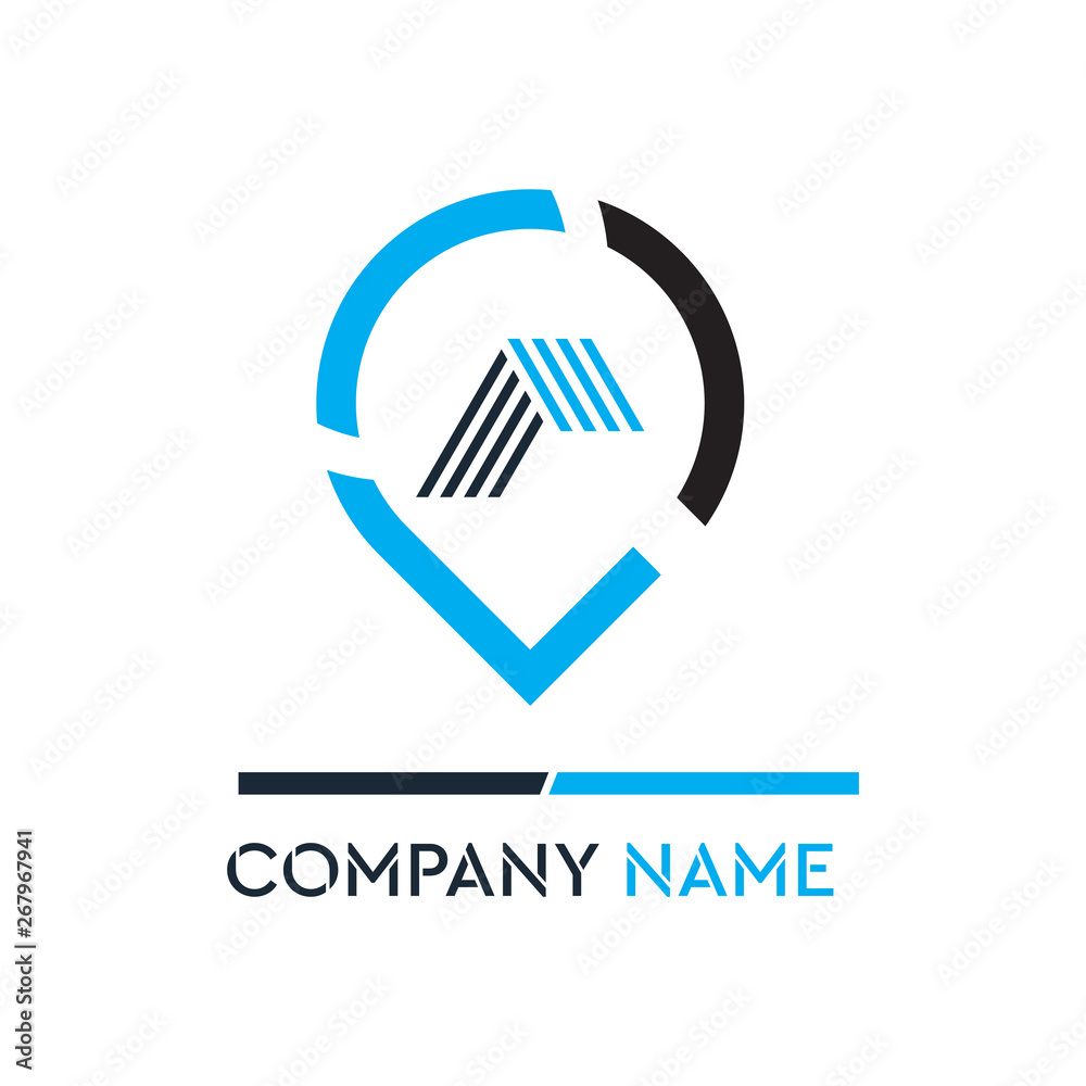 The simple and iconic design concept of Share Business Logo The simple and iconic design concept of Share Business Logo