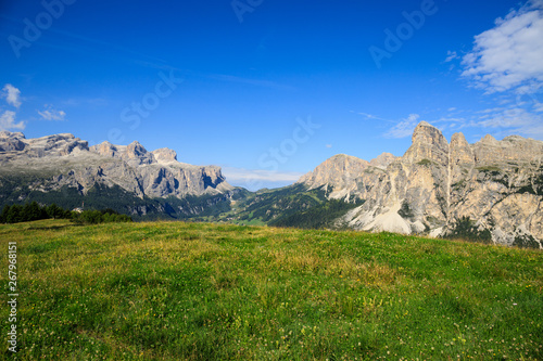 panorama in val Badia  Dolomiti