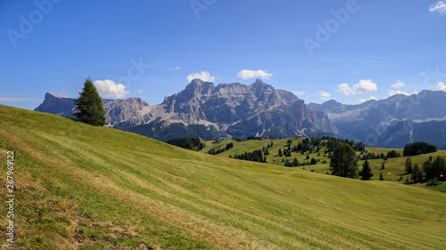 panorama in val Badia  Dolomiti