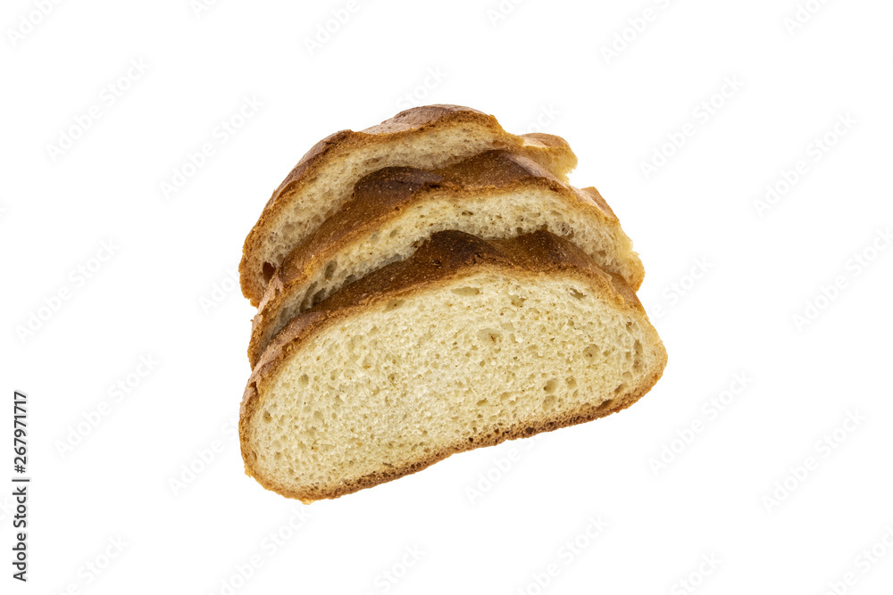 Sliced sandwich bread isolated on white background Sliced sandwich bread isolated on white background
