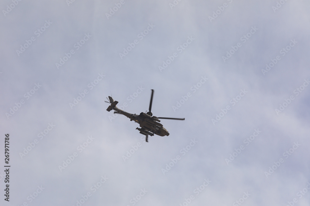 Military helicopter Apache Military helicopter Apache