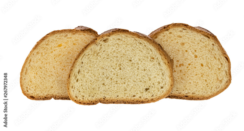 Sliced sandwich bread isolated on white background Sliced sandwich bread isolated on white background