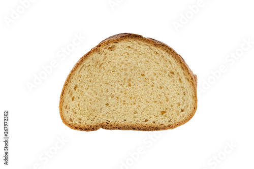 Sliced ​​sandwich bread isolated on white background