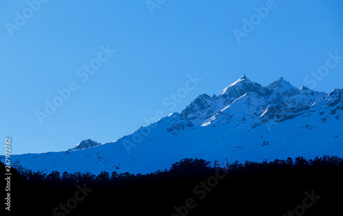 snow mountains in Sikkim India