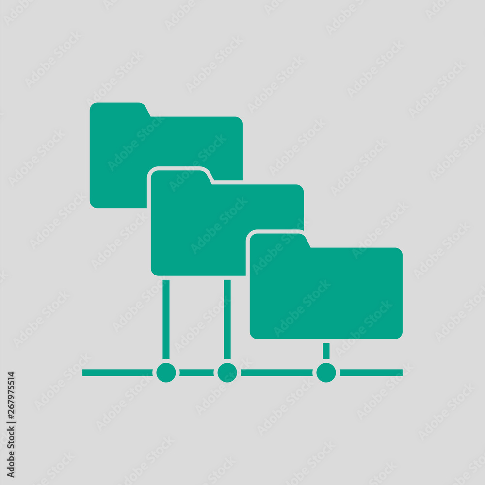 Folder Network Icon Folder Network Icon