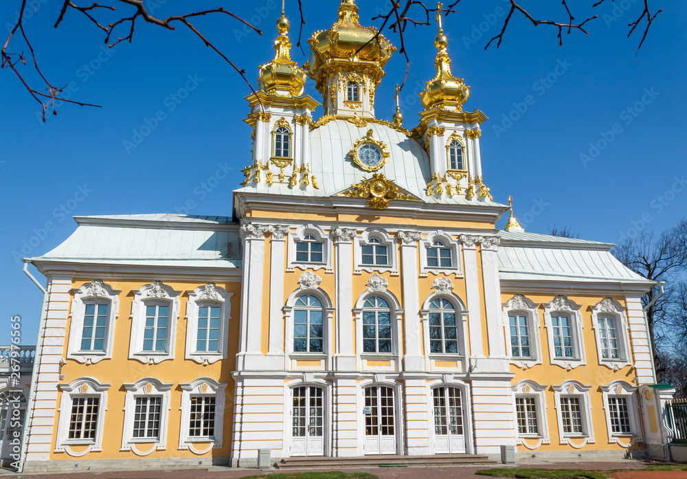 Part of Catherine Palace in Saint Petersburg, Russia.